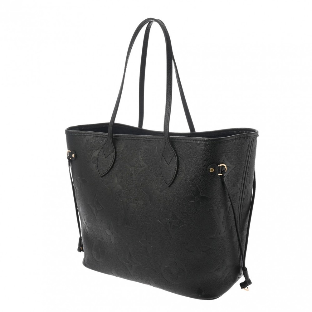 Louis Vuitton Empreinte Neverfull MM Noir Black Tote Bag Back - Picture 2 of 14
